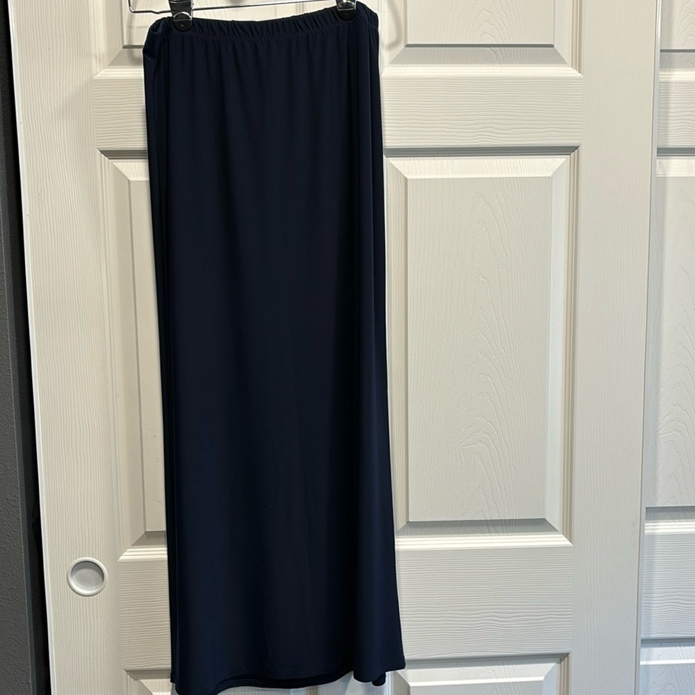 Navy Maxi Skirt